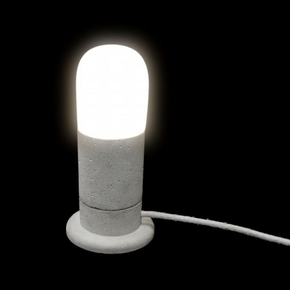 Lampa Stołowa-ML0.6 BetonArchit.OtakS-Okrągły